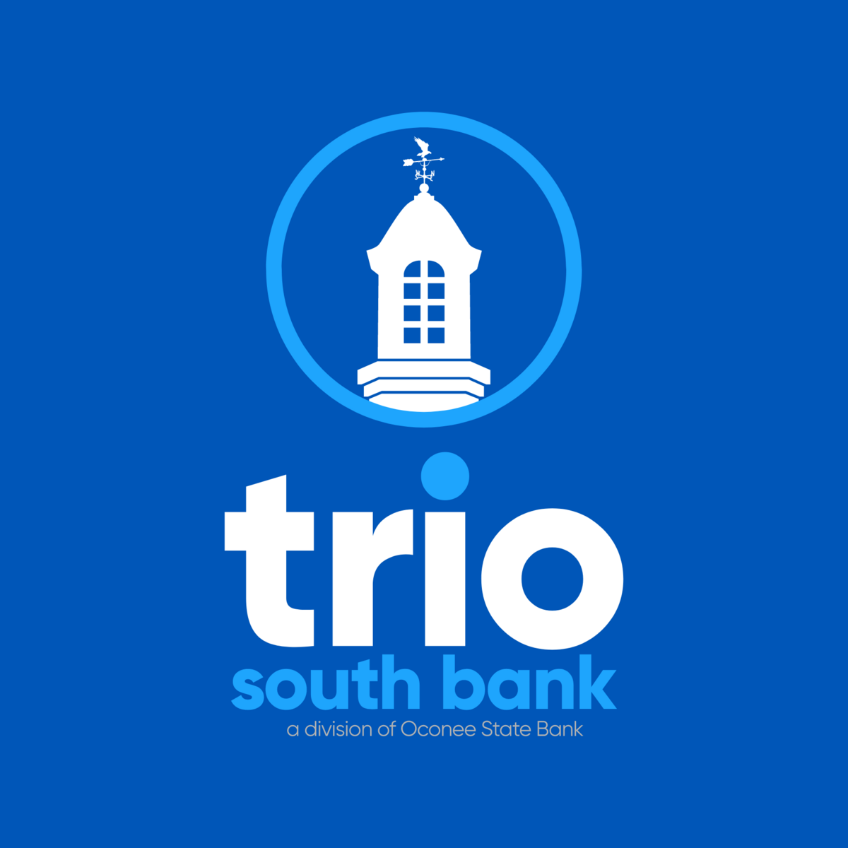 Trio South Bank Vertical Logo Blue