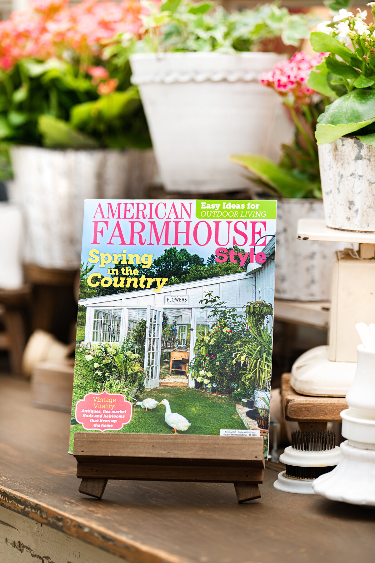 Am Farmhouse in greenhouse