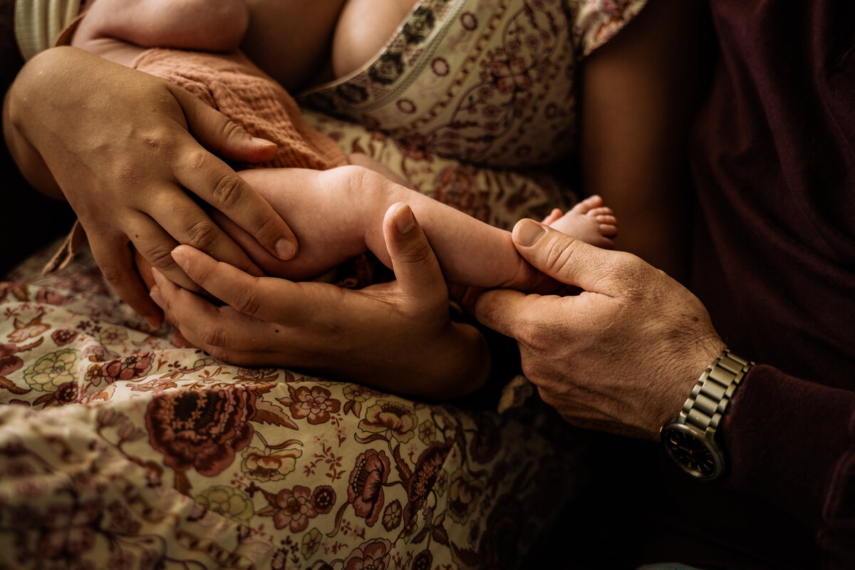 Sacramento Lifestyle Newborn Session