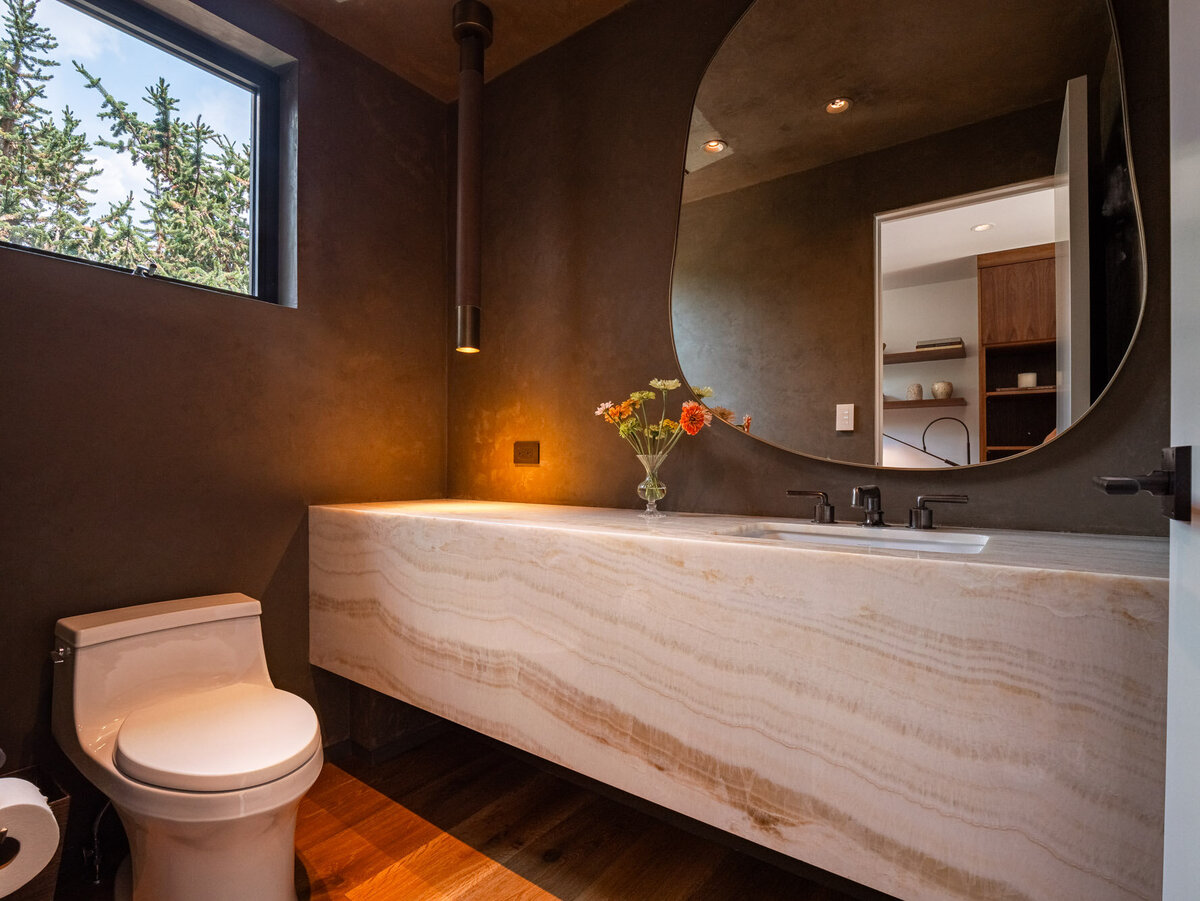 Exterior and interior views of the luxury home at 624 E Hopkins Avenue in Aspen Core, Colorado.