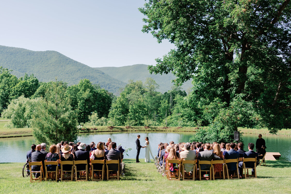 vermont outdoor wedding ceremony harlow and dahlia events