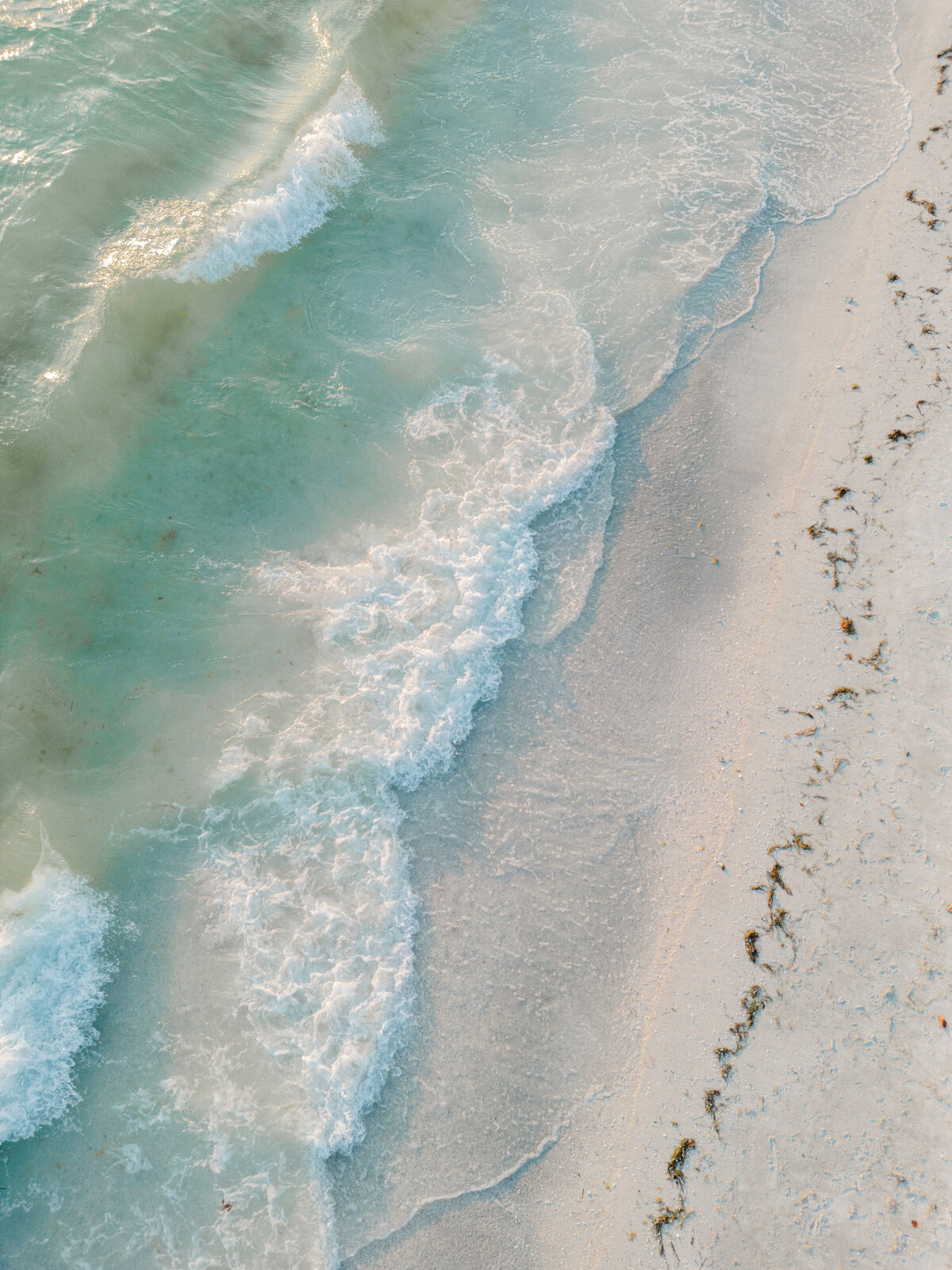 Drone footage of Lido Beach 