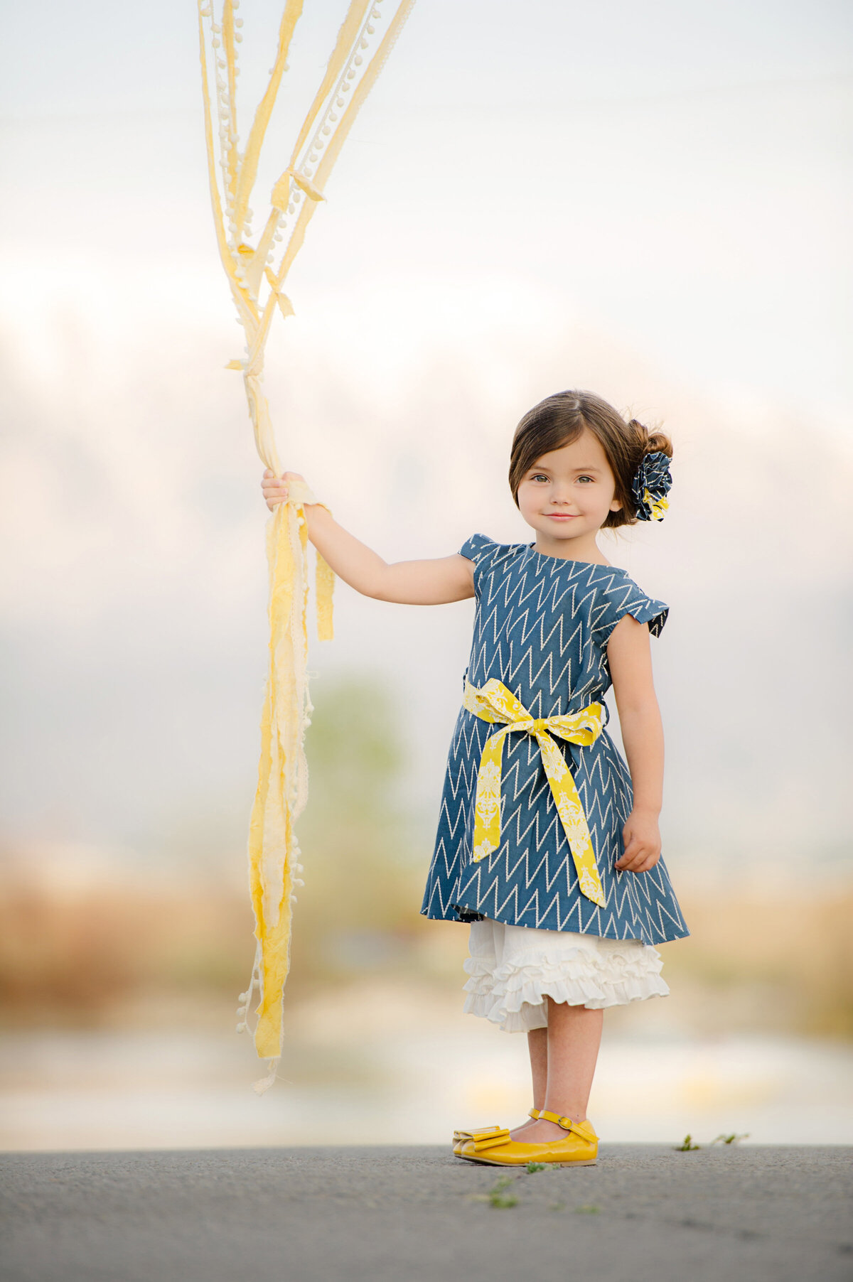persnickety blue dress:ballonsl