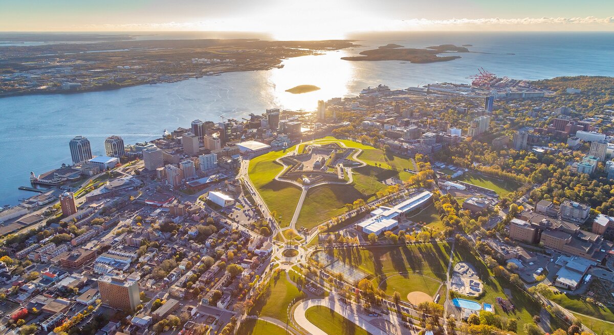 Halifax Harbour aerial