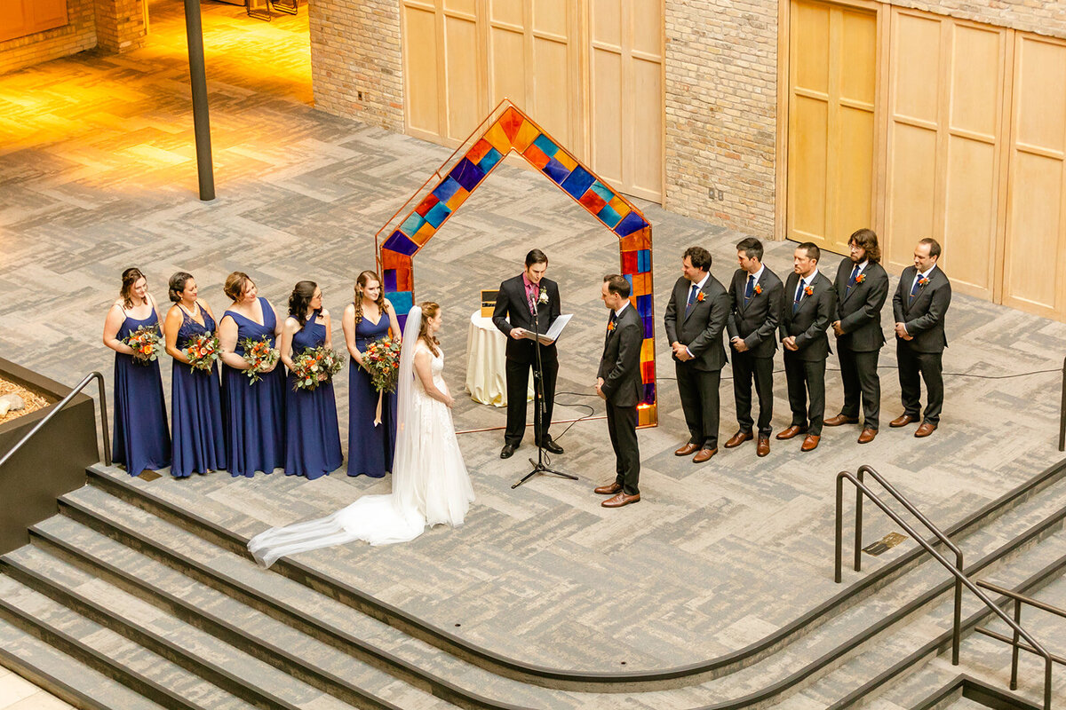 wedding-ceremony-stained-glass-arch-top-view