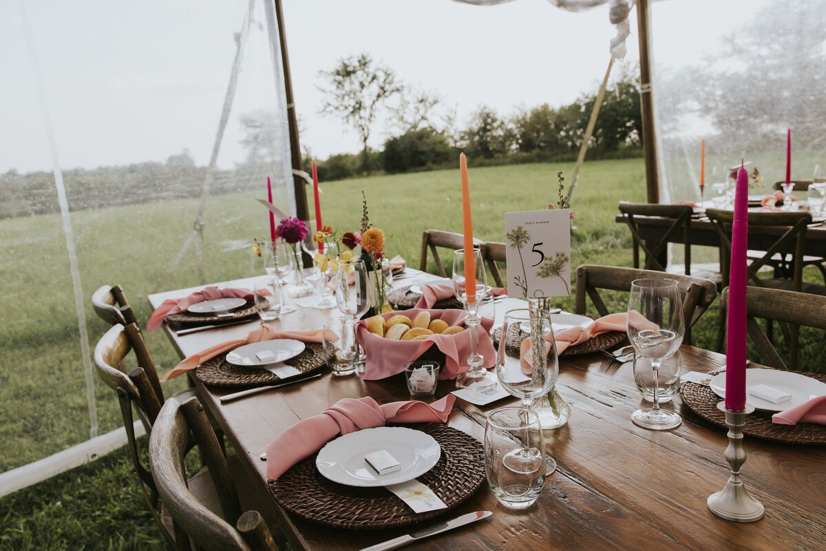 K+J Backyard Farm Wedding Colourful Flowers27