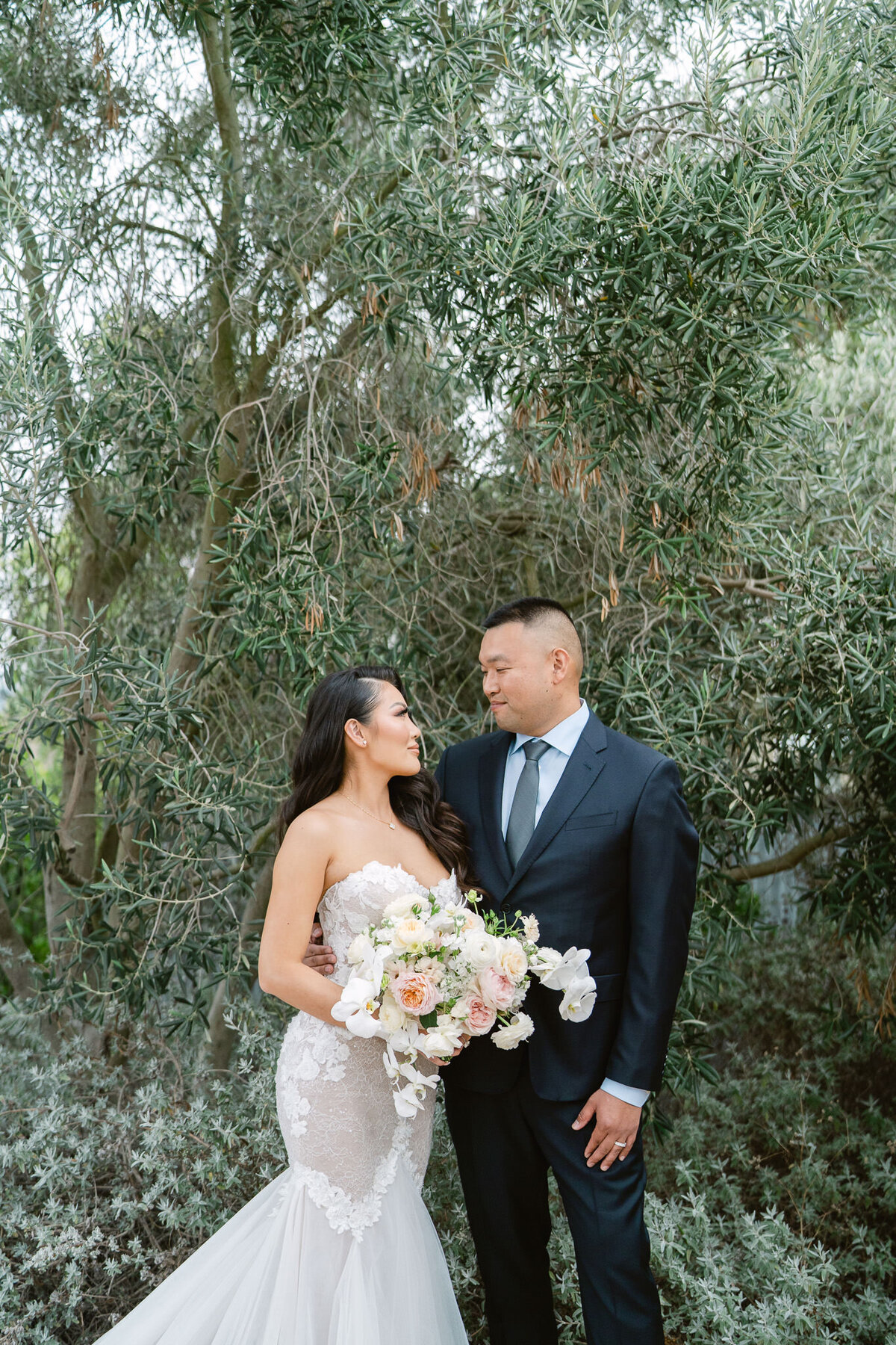 san francisco bride and groom portraits