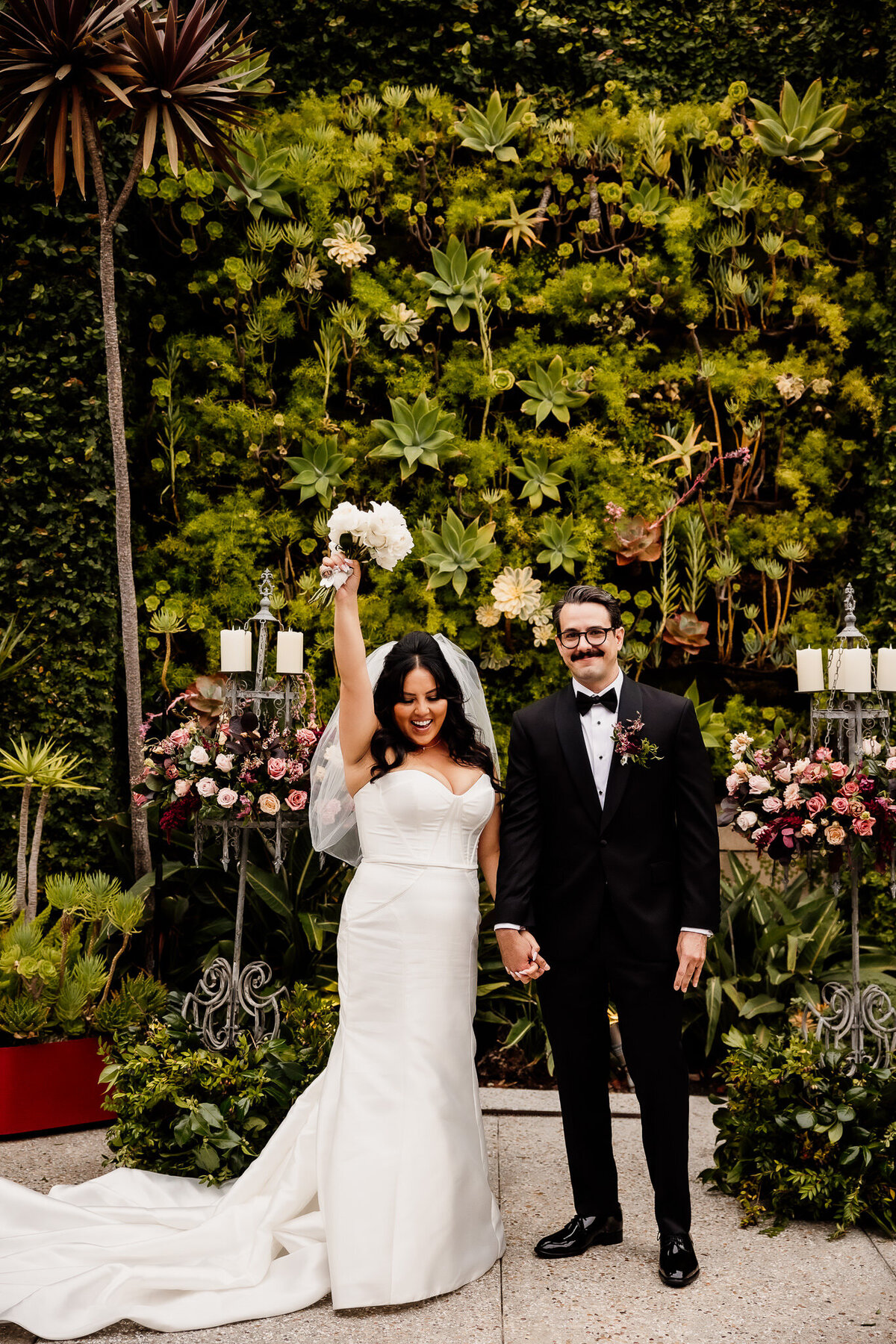 Archer Inspired Photography - Christina and Jake Wedding - Smog Shoppe Los Angeles - Ceremony-239