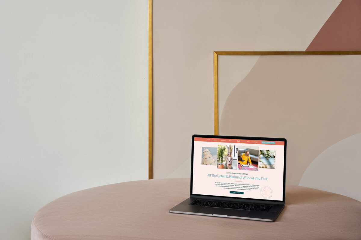 Custom website design for WhereAbouts Wedding Co, a wedding venue sourcing and coordination in Austin