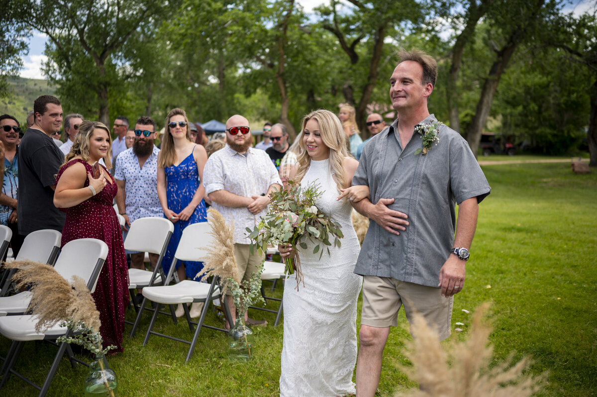 Campground Wedding with celebration all weekend long