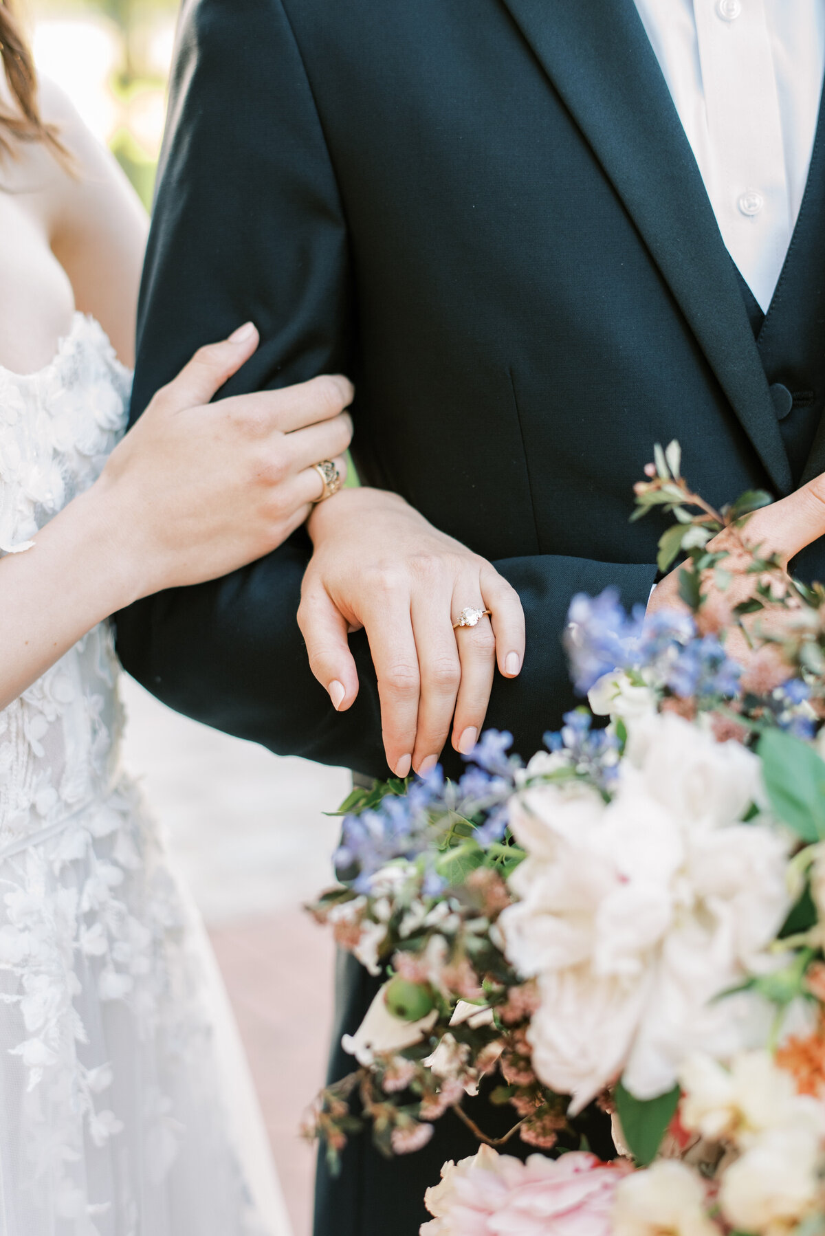 Romantic Wedding Flowers by Megan Bennett Photography