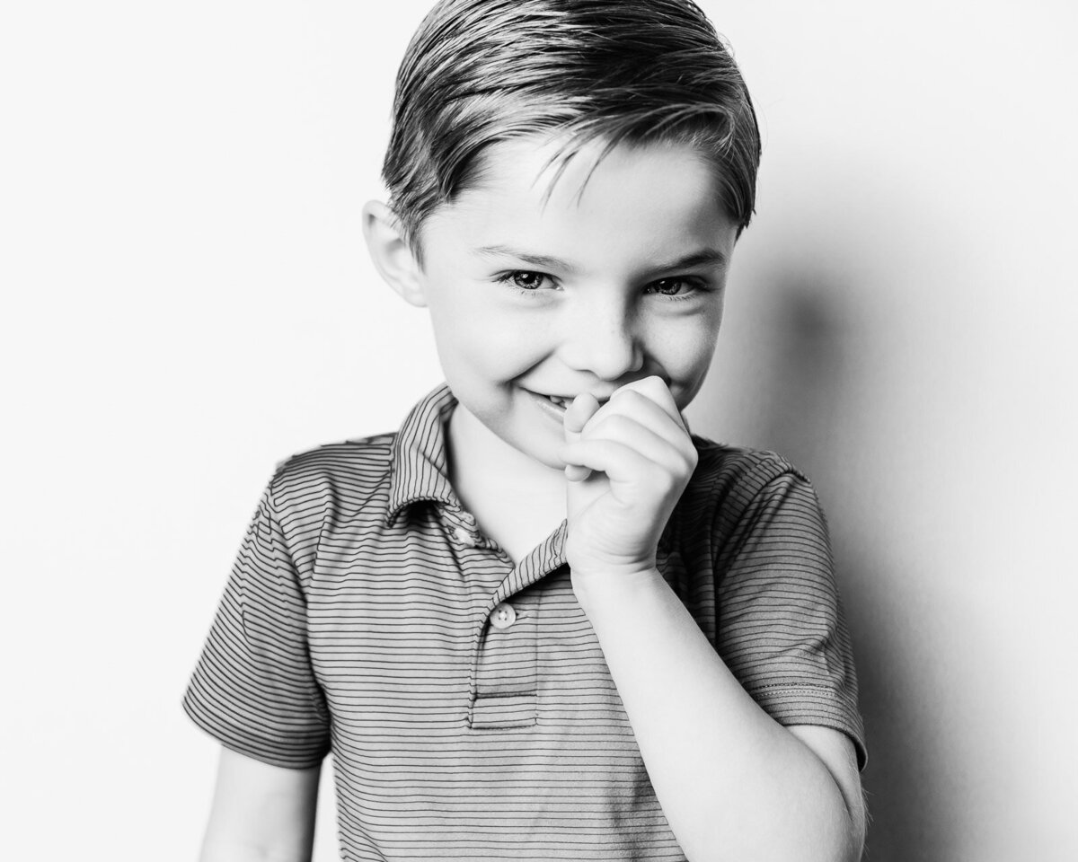 boy with shy smile long island photographer