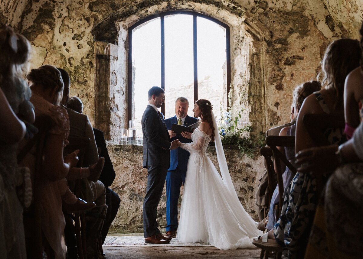 Ceremony in Manorbier castle