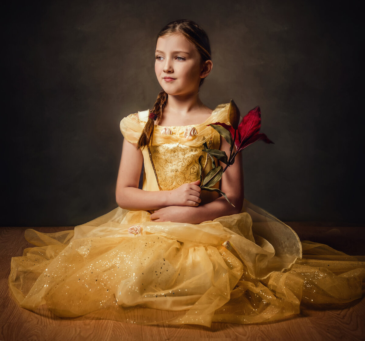 Little-girl-Belle-dress