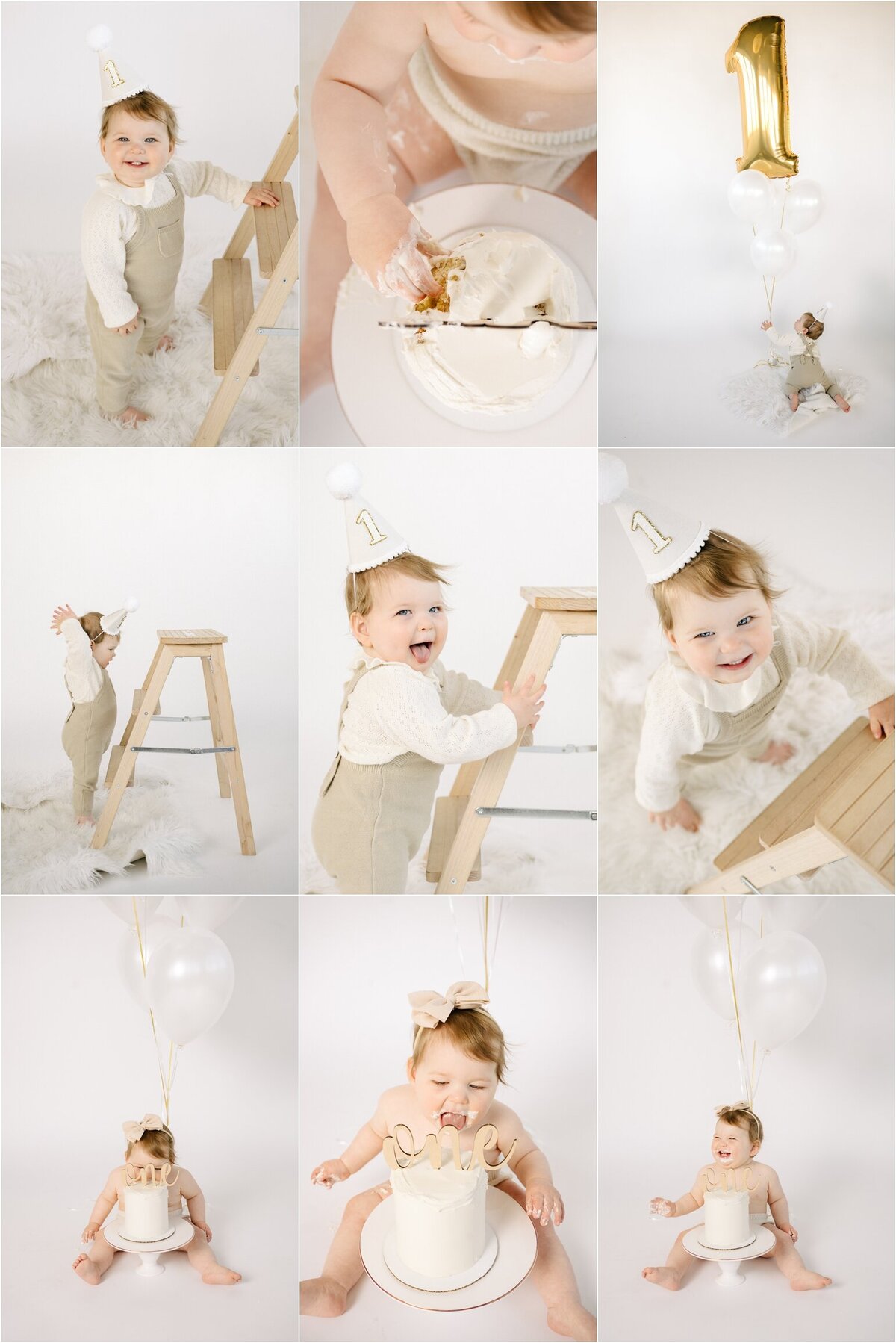 first birthday photo session