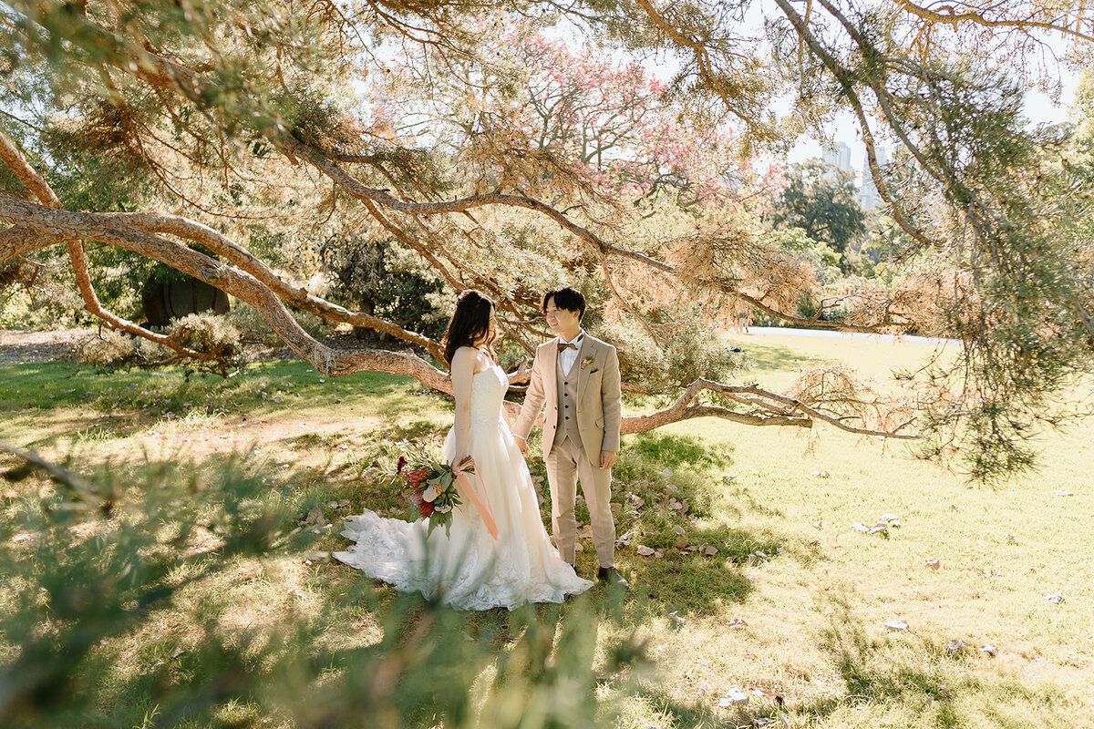 Melbourne Elopement in the Royal Botanical gardens