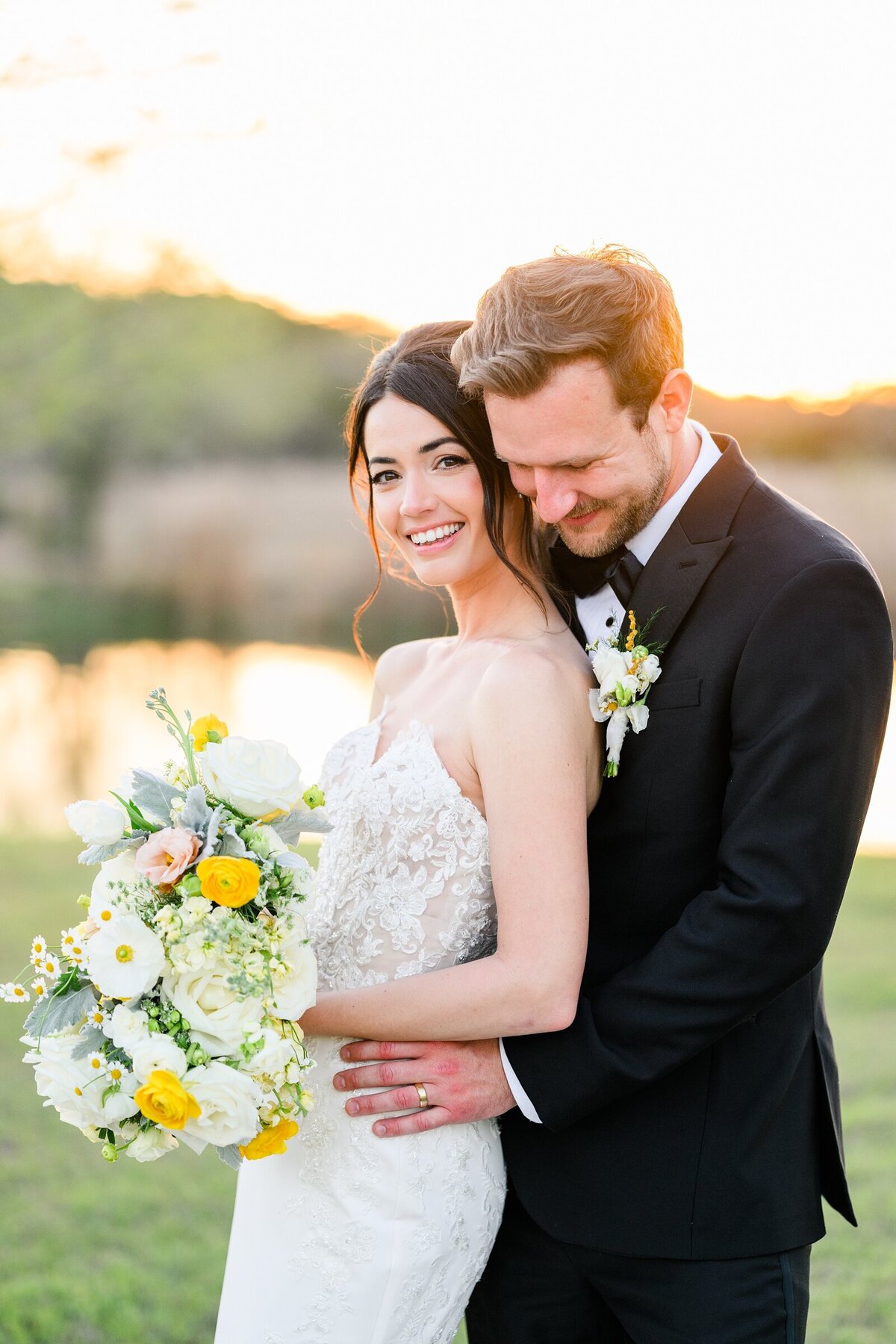 Buttercup Yellow Wedding at Pecan Springs Ranch in Austin Texas-84