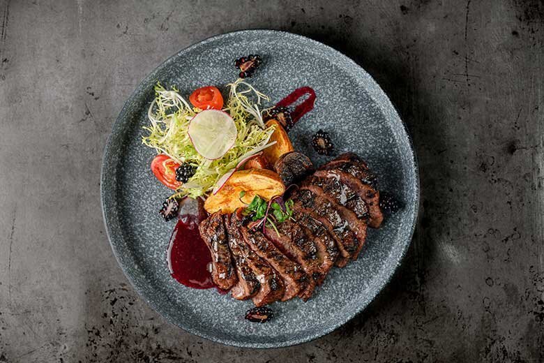 Steak on a plate - Restaurant UT Food Photographer Near Me