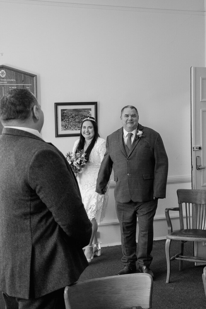 Holmes wedding photography - bakewell registry office then chatsworth estate, derbyshire- Nostalgia photograph (1)