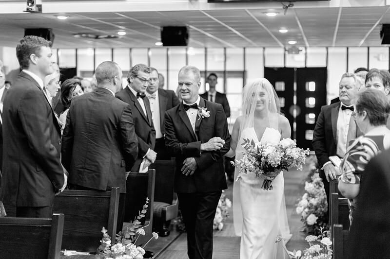 Classic Wedding at City Church of Evansville with Reception at ECC135