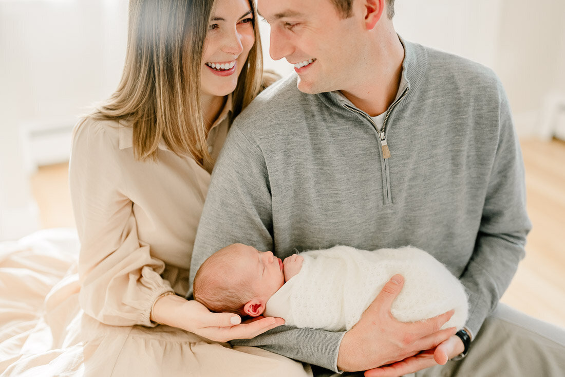 Newborn portrait image by Christina Runnals lifestyle newborn photographer in Massachusetts
