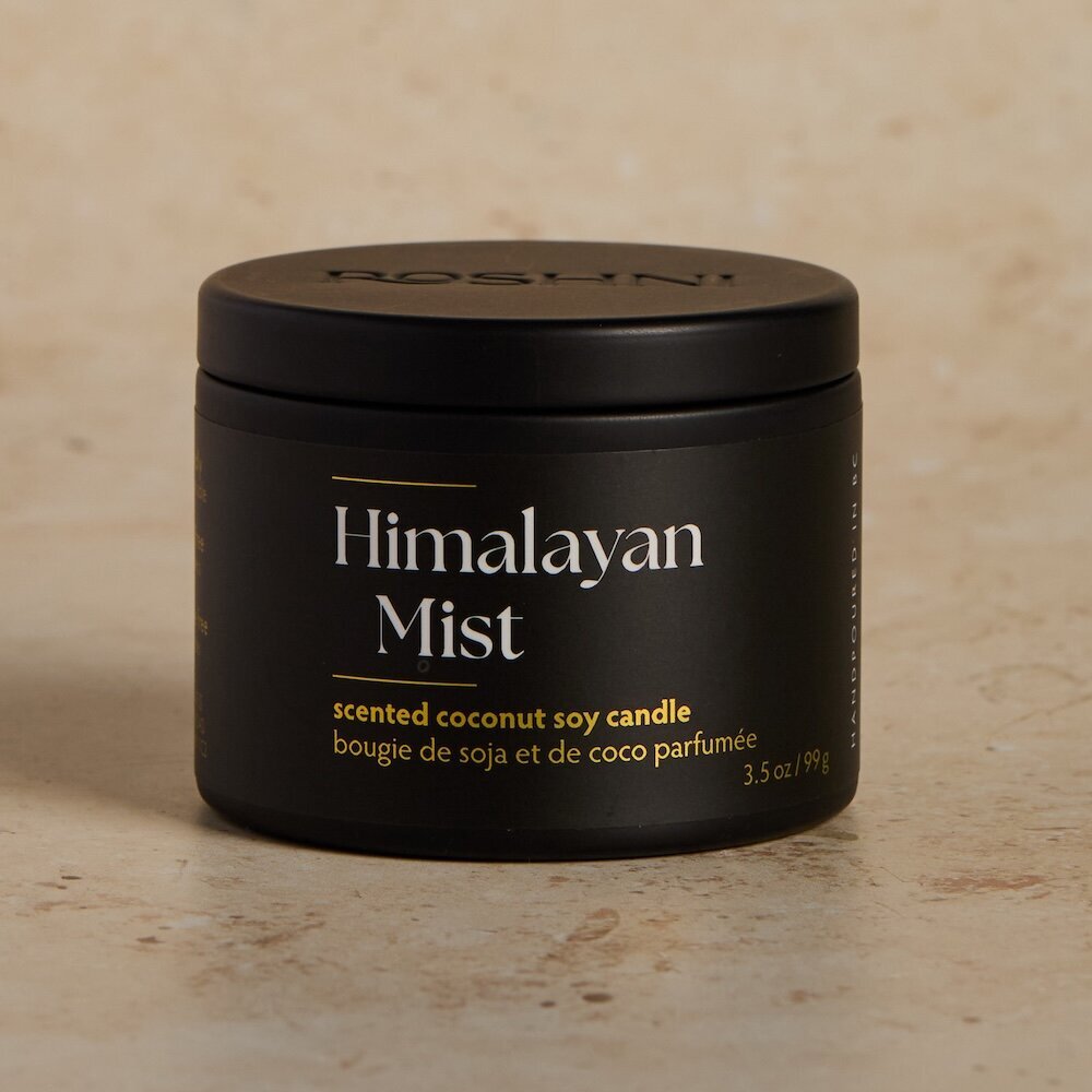 Roshni Wellness soy candle Himalayan Mist
