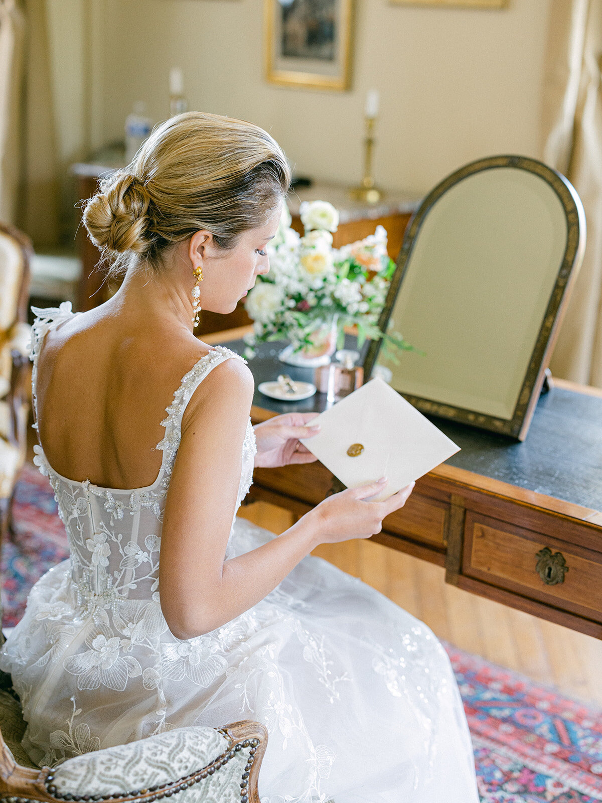 the bride received a love letter