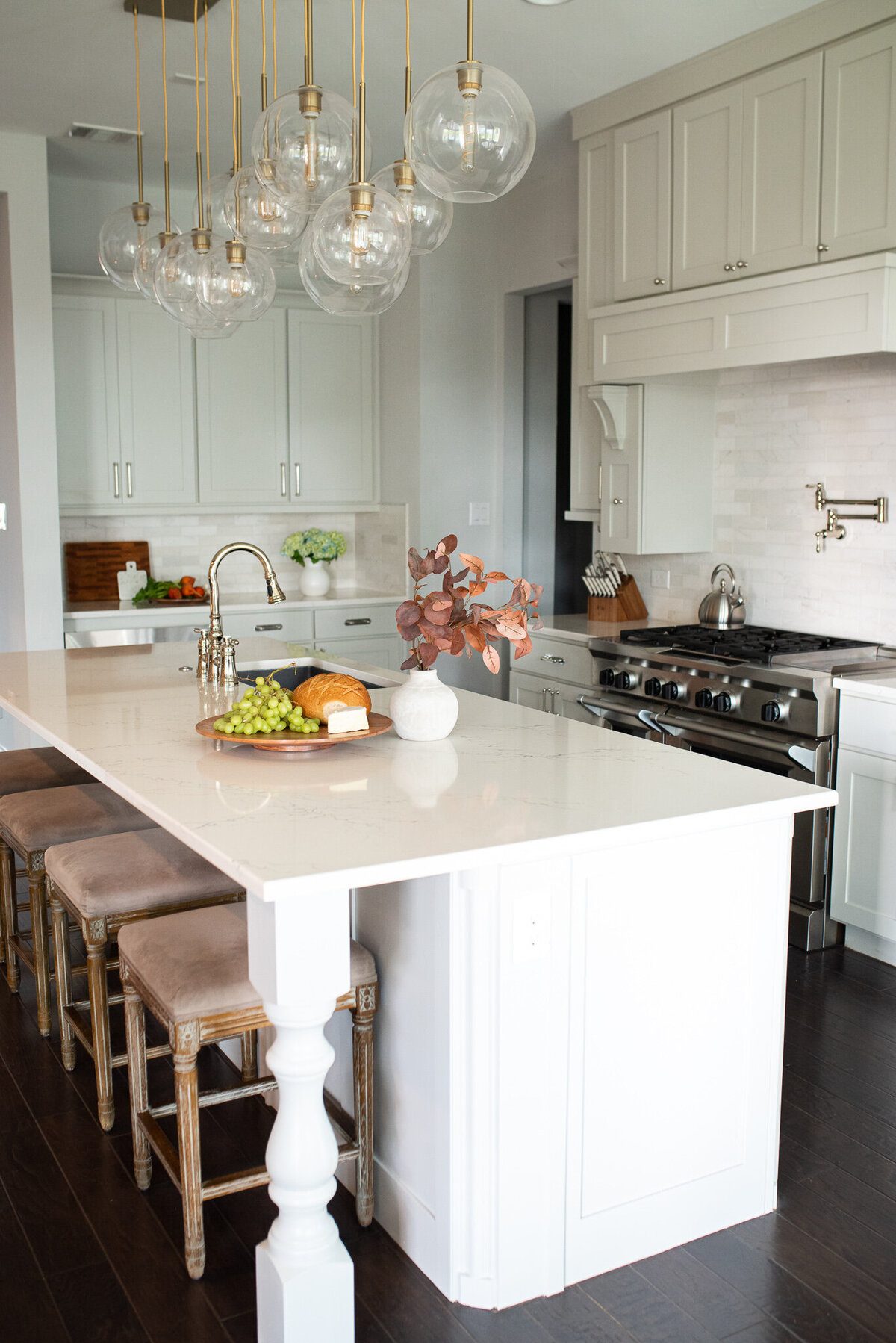 dusti j design white and green kitchen