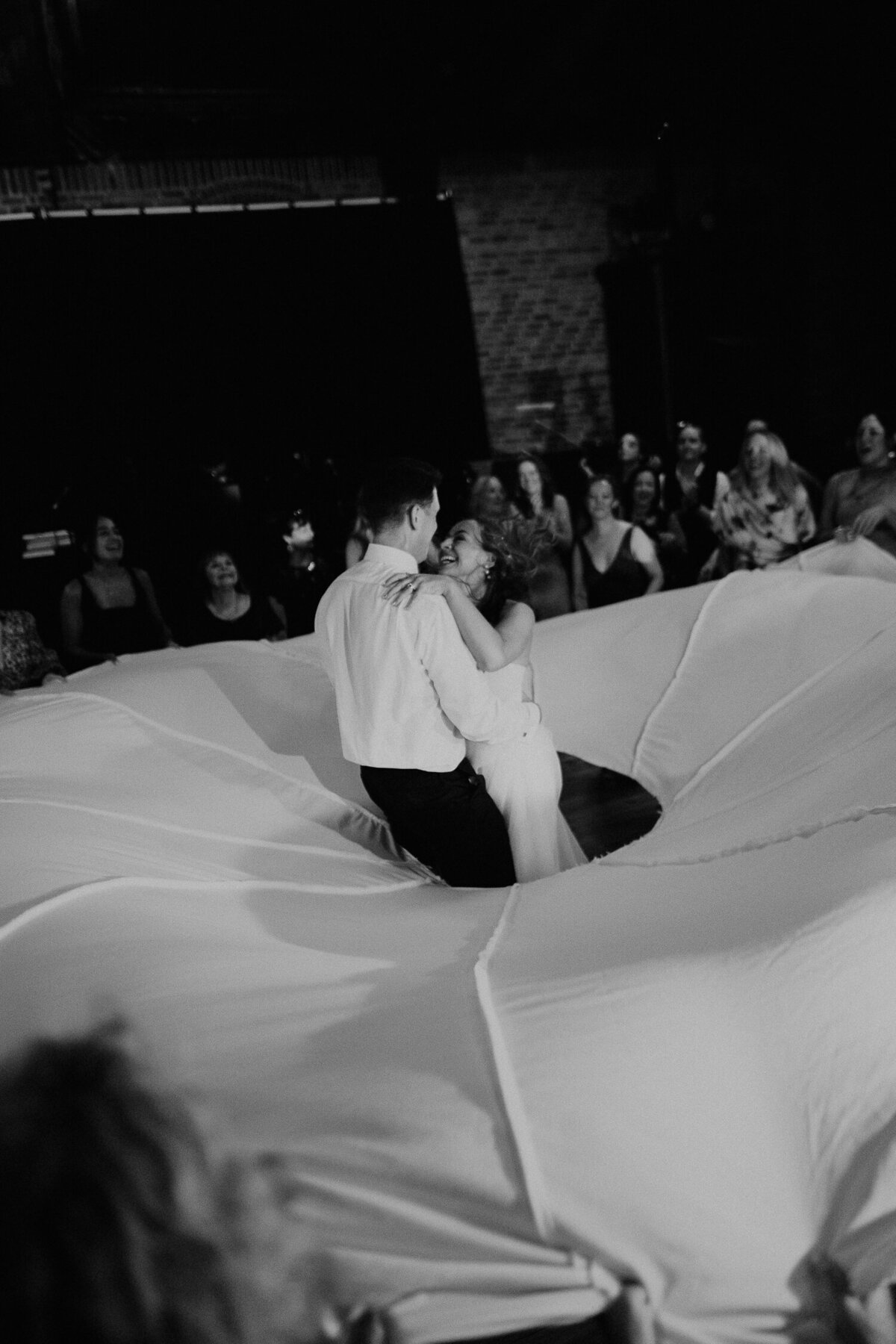 Jewish wedding dance at a The Brewery in London. 