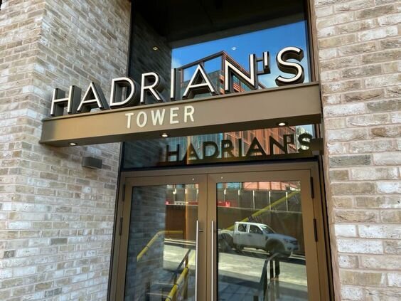 External Signage for Hadrians Tower