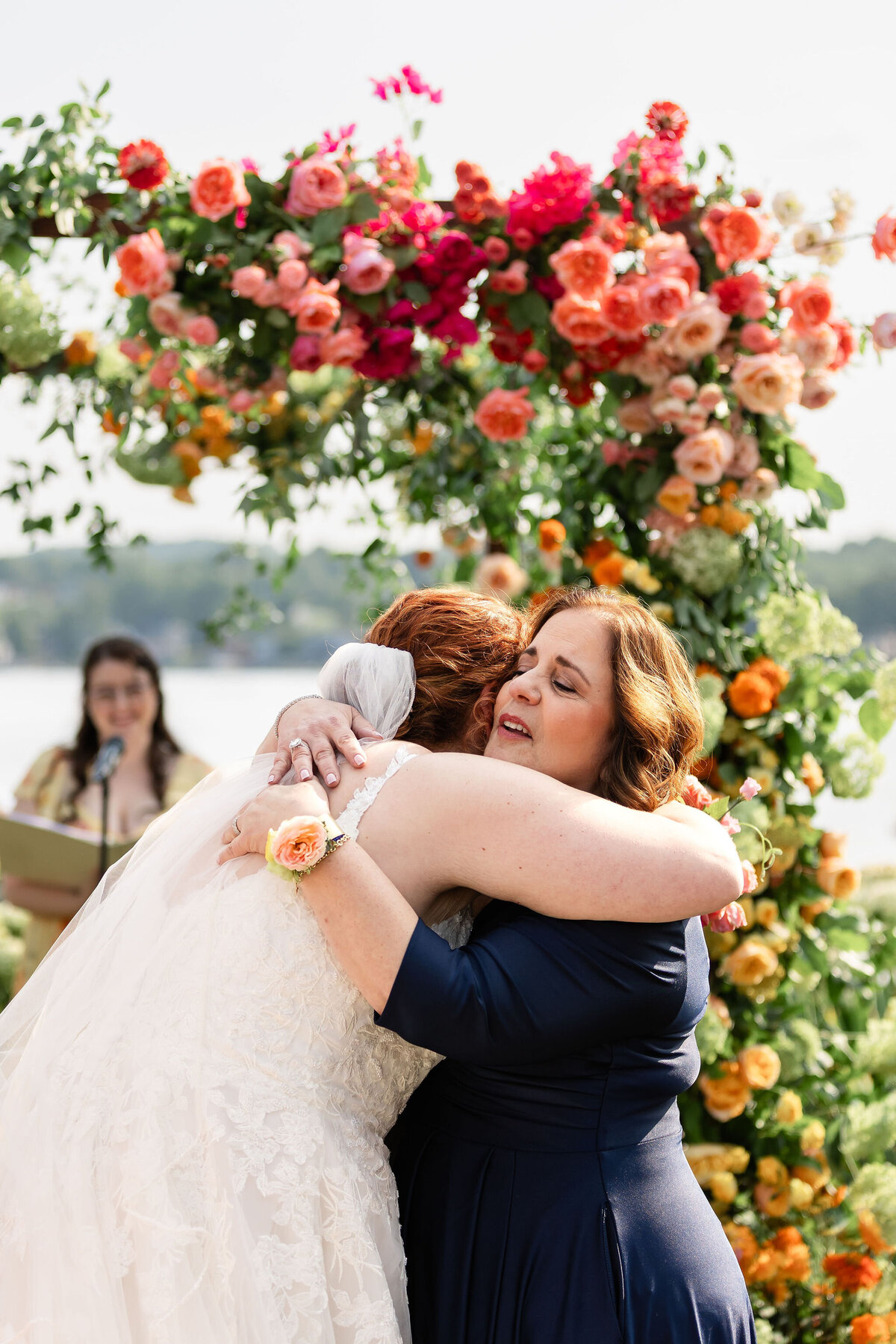 Colorful Vibrant Pink Yellow Orange Wedding Ceremony Flowers Inspo - Flowerwell - Verve Event Co (2)
