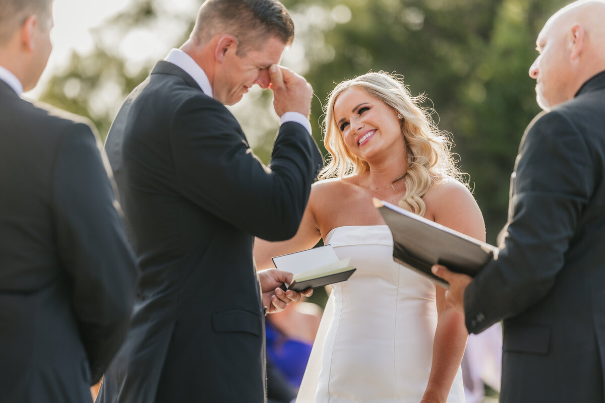 camp lucy couple exchanges vows