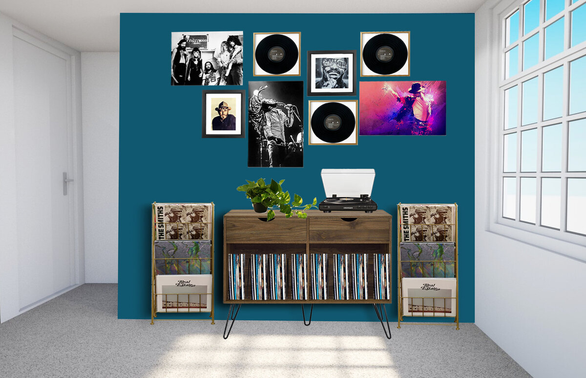 Record Wall Render