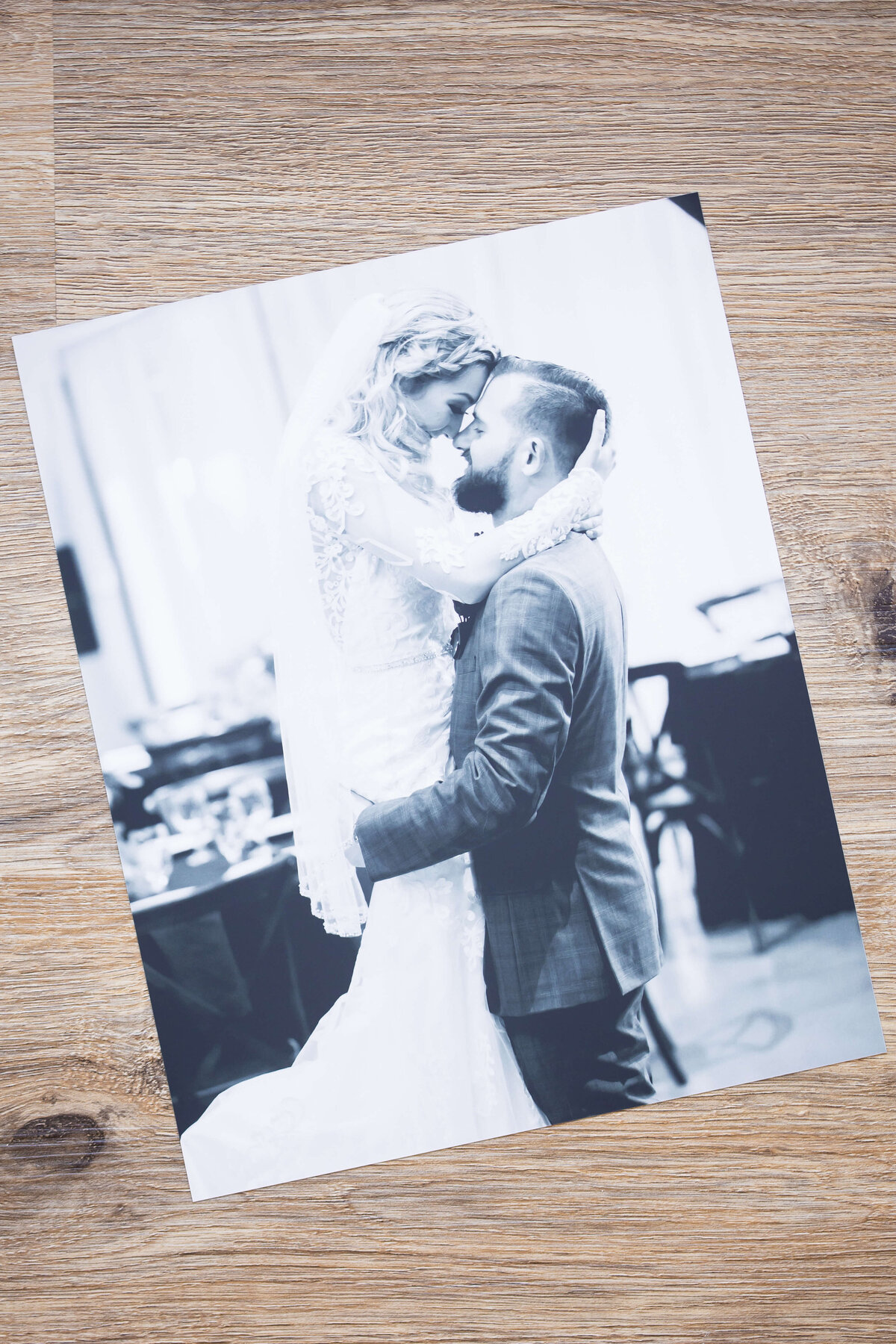 Printed wedding images by Nashville wedding photographer, Liz Courtney