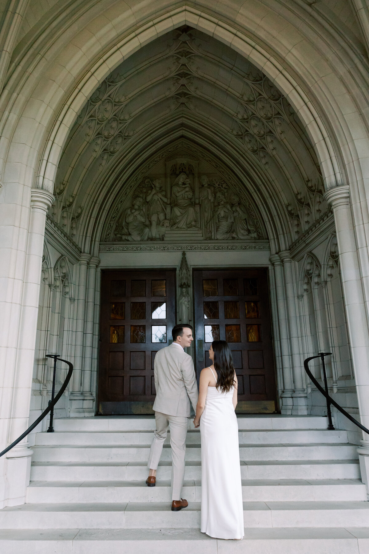Michelle  Dylans Engagement Session_National Cathedral Washington DC Wedding Photographers_0030