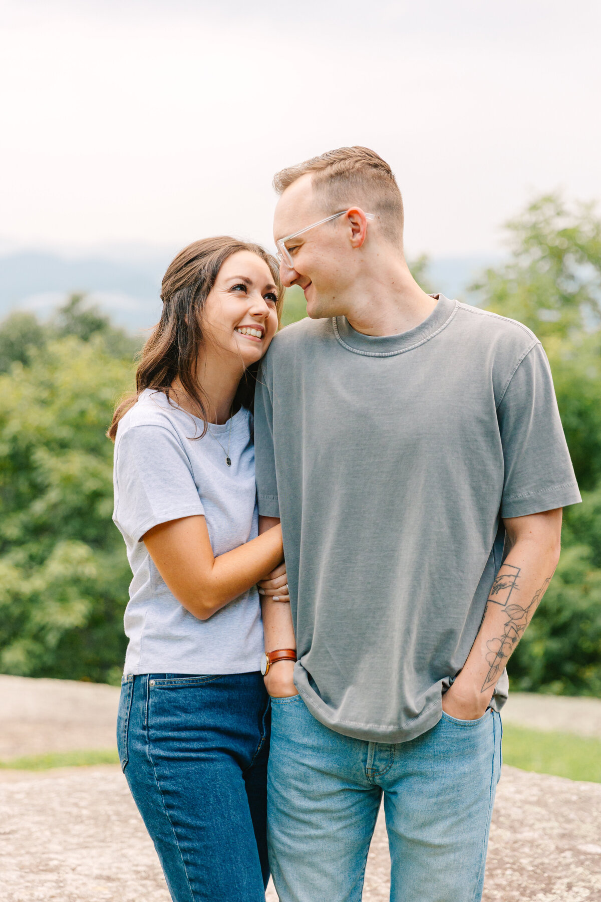 Jump Off Rock Hendersonville Couples Session