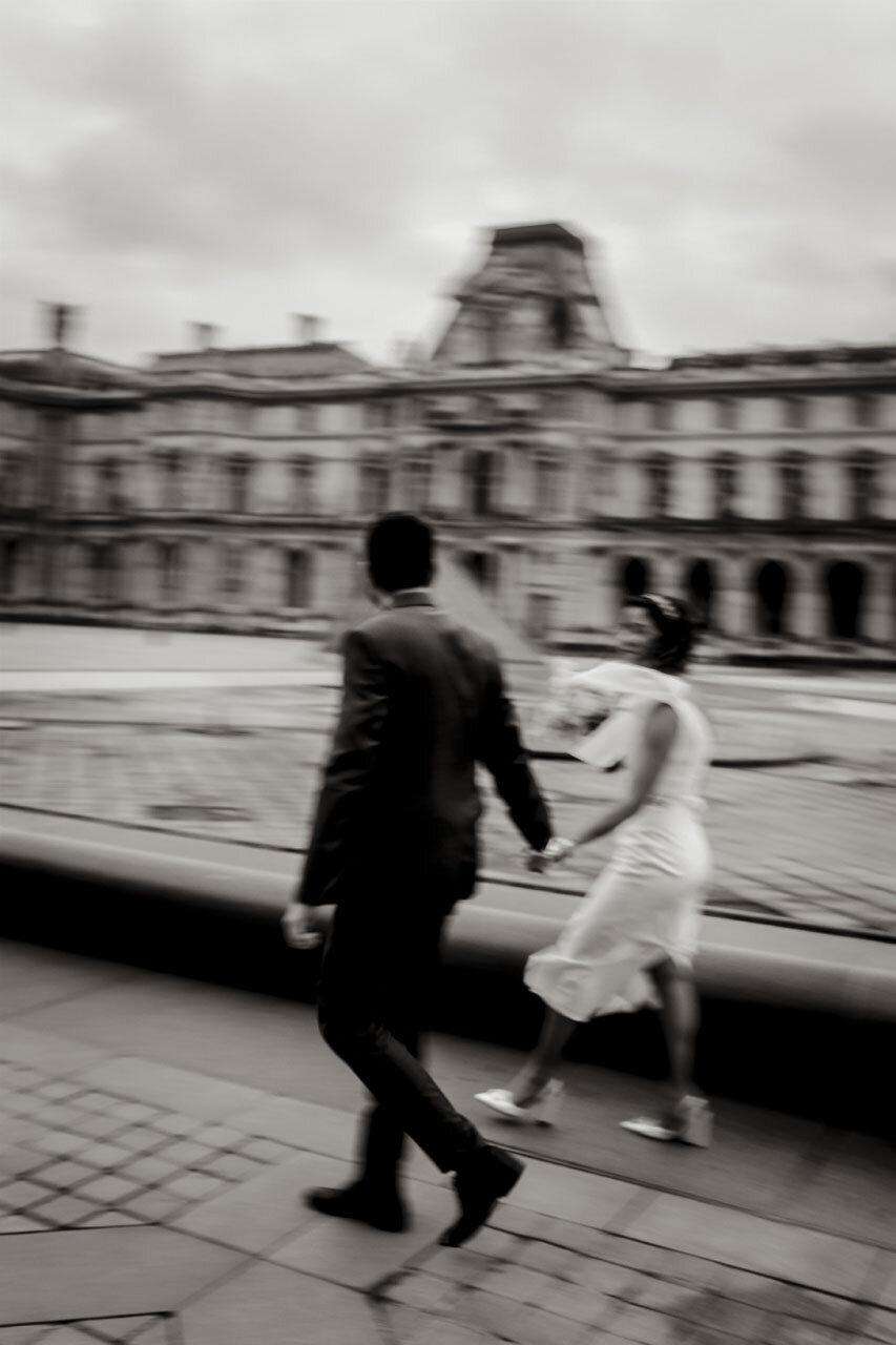 ANNABEE Photography - Alejandra & Alexis Bridal Paris11 BW