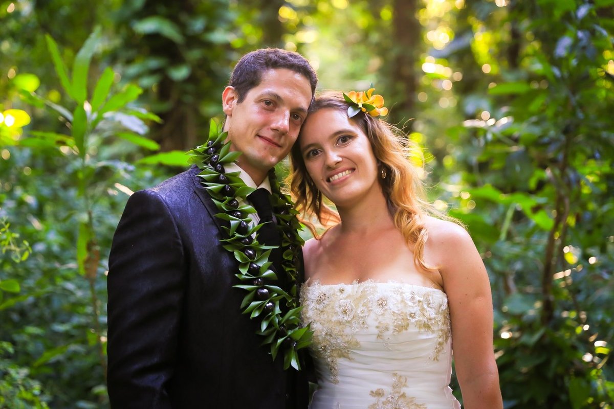 Capture Aloha Photography at The Westin Maui Resort and Spa With  Bride and Groom at the beautiful nature