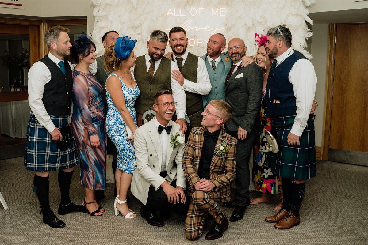 Aberdeen LGBTQ+ Wedding Photography by Aberdeen Wedding Photographer Scott Arlow - 74