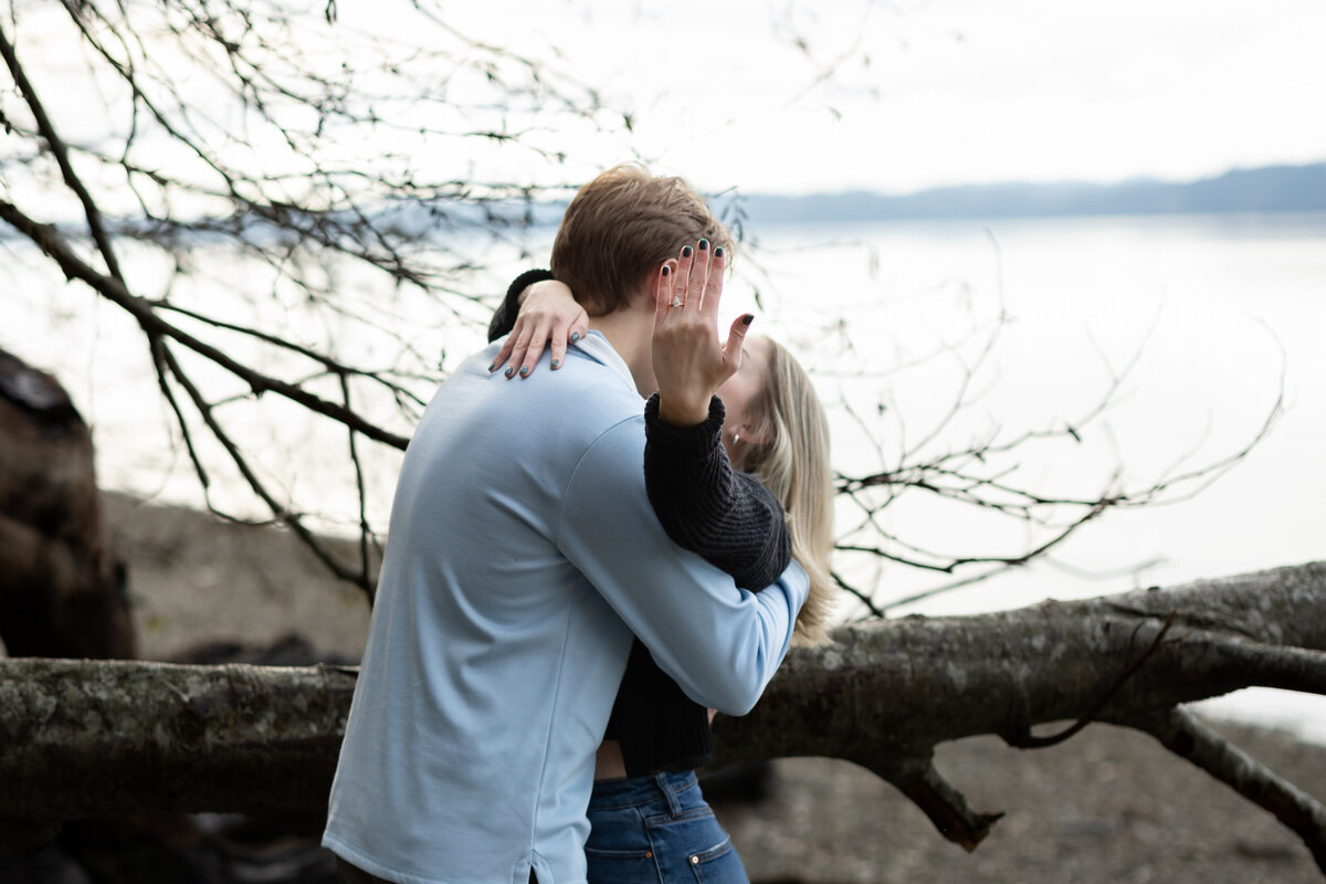 Burfoot beach surprise proposal photographer, Olympia03