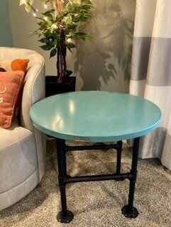 Teal table