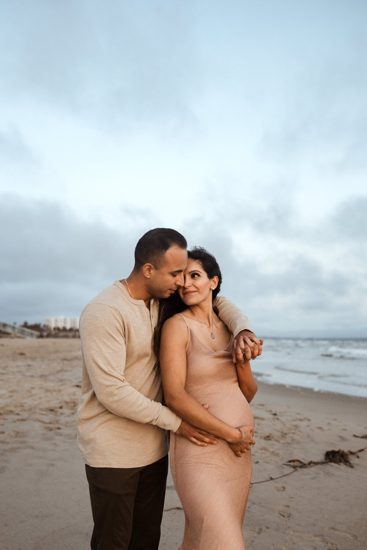 Santa Monica Beach Maternity Photography 93