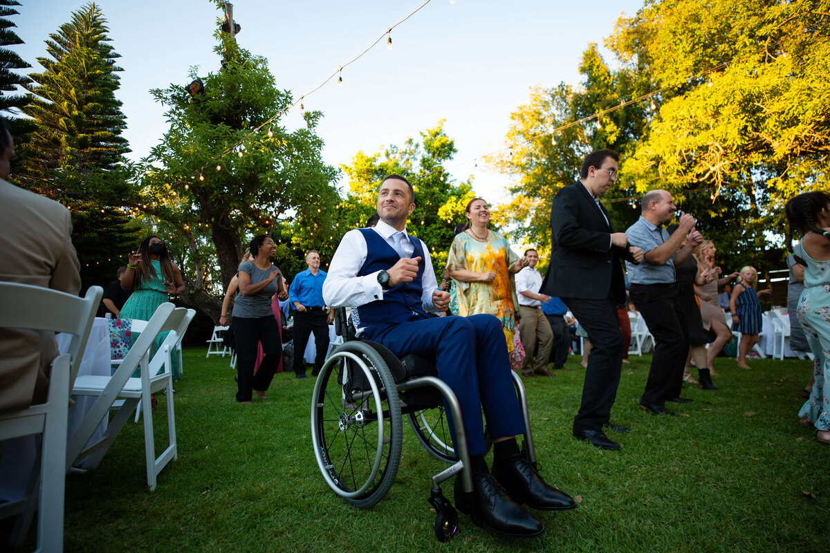 The-Griffith-House-wedding-reception-wheelchair