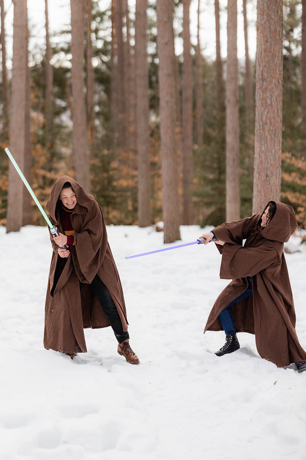 Star Wars themed engagement session in New York