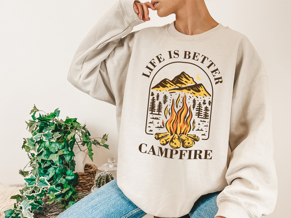 Gildan 18000 Mock ups Sand 8