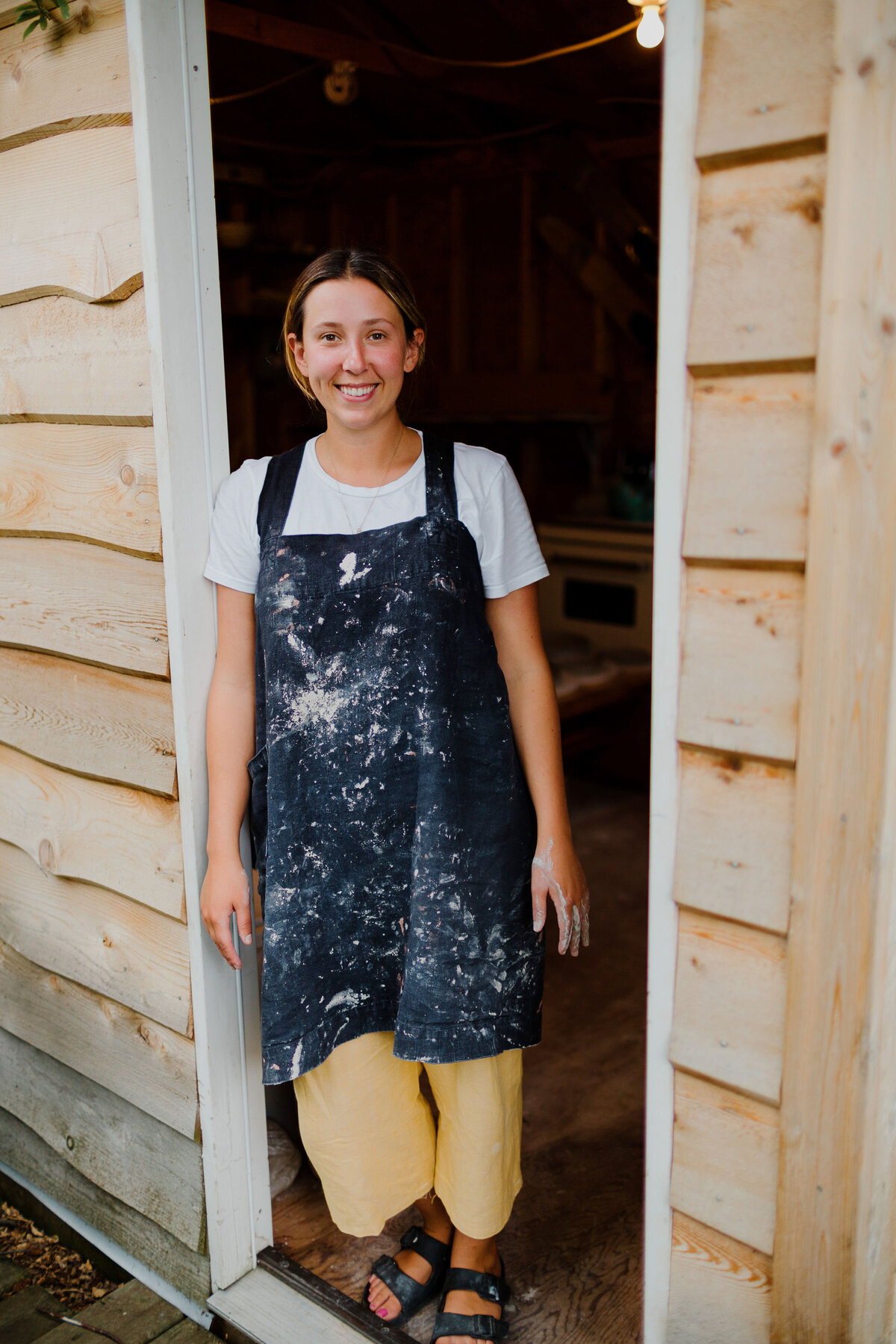 Portrait of Sarah Henry, pottery artist from Victoria/Saskatchewan