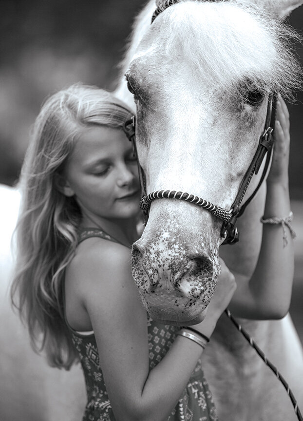 girl and her horse portrait photo by Stunning Steeds