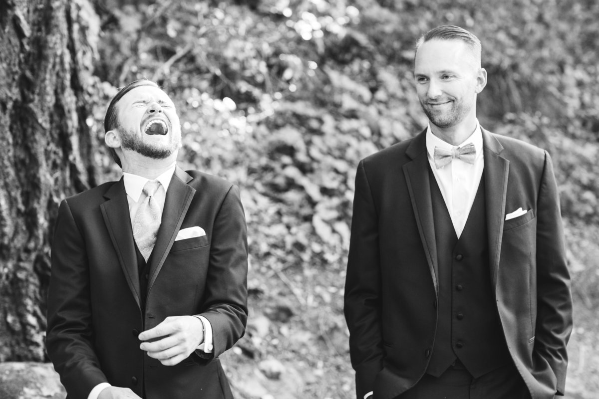 Groom and groomsman photos