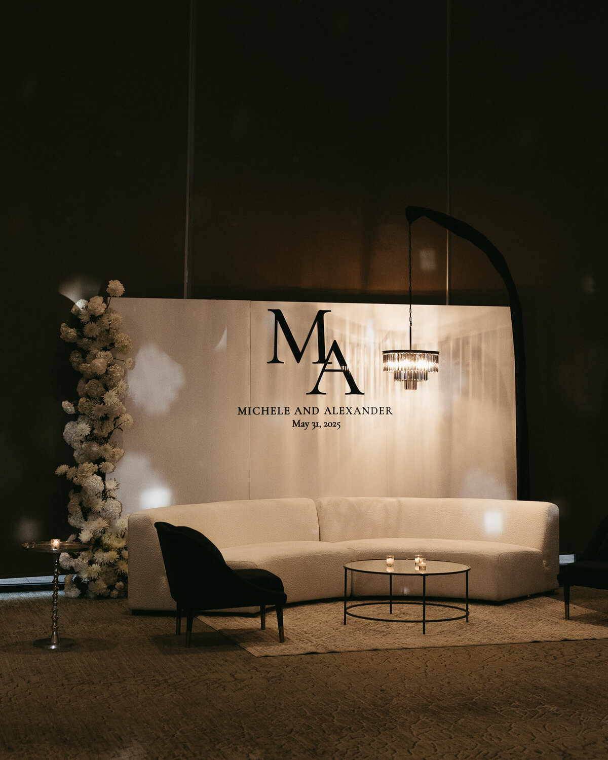 Luxury wedding ceremony in scottsdale styled by Arizona wedding planner  
