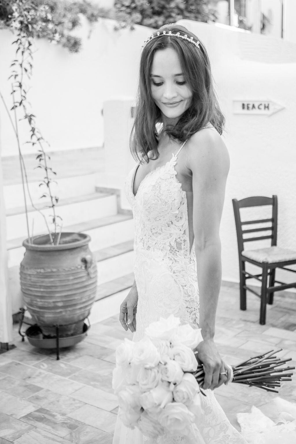 contemporary black and white wedding on kalimnos island (21)